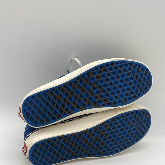 Mens Size 6.5 Vtg Vans Old Skool Style 36 Ultracush Blue Suede Sneaker Shoes Y2K - Picture 8 of 9